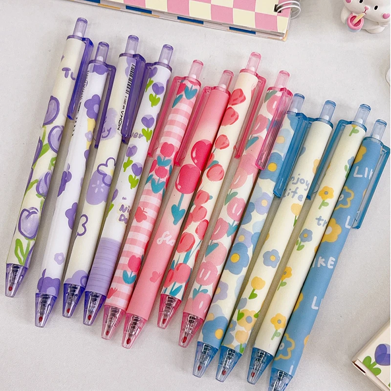 4pcs Gel Pen Simple Candy Color Retractable 0.5mm Black Ink Signature Pen Cute Student School Stationery 
4pcs Gel Pen Simple Candy Color Retractable 0.5mm Black Ink Signature Pen Cute Student School Stationery