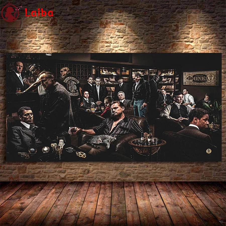 New 5D Round Diamond Painting Lnspirational Art Of Classic Film Characters Diamond diy Embroidery Home Decoration Mosaic
New 5D Round Diamond Painting Lnspirational Art Of Classic Film Characters Diamond diy Embroidery Home Decoration Mosaic