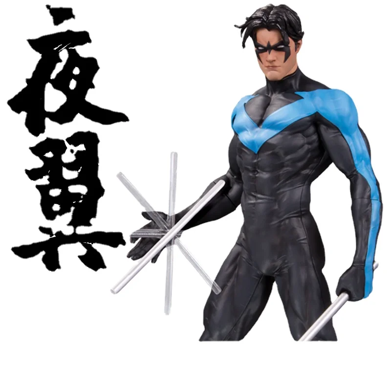 

In Stock 100% Original McFarlane Direct Nightwing Statue BY JIM LEE Action Figure Model Assemble Toys Children's Gift