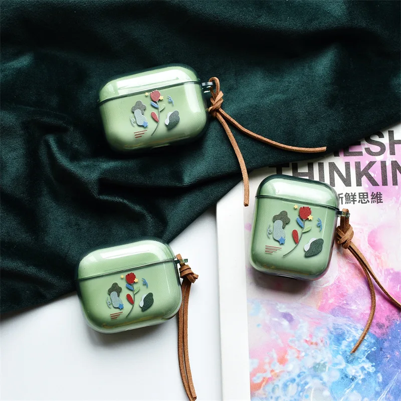 Creative Fresh Lovely Flowers Case for Apple AirPods 1 2 3 Pro Cases Cover IPhone Bluetooth Earbuds Earphone Air Pod Pods Case
Creative Fresh Lovely Flowers Case for Apple AirPods 1 2 3 Pro Cases Cover IPhone Bluetooth Earbuds Earphone Air Pod Pods Case
