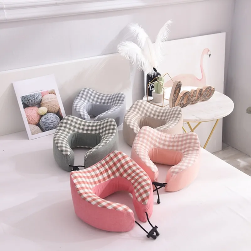 U Shaped Memory Foam Neck Pillows Soft Slow Rebound Space Cervical Healthcare Pillow for Office Flight Traveling Cotton Pillows
U Shaped Memory Foam Neck Pillows Soft Slow Rebound Space Cervical Healthcare Pillow for Office Flight Traveling Cotton Pillows
