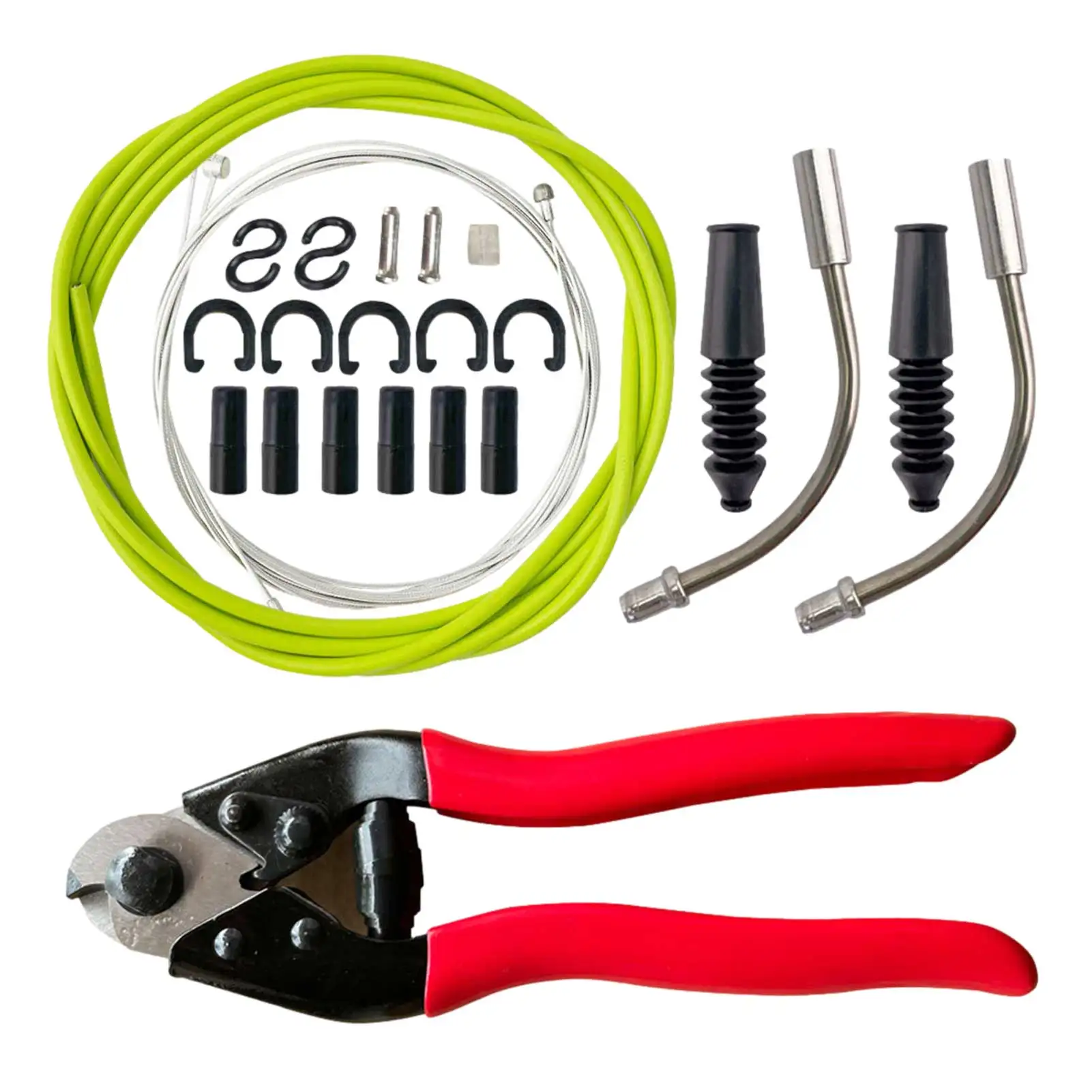 Cable Tube Brake 2.5 Meters Front+Rear Brake Core Bike Brake Cable Set Mountain Bike Brake Accessories Housing Kit 
Cable Tube Brake 2.5 Meters Front+Rear Brake Core Bike Brake Cable Set Mountain Bike Brake Accessories Housing Kit