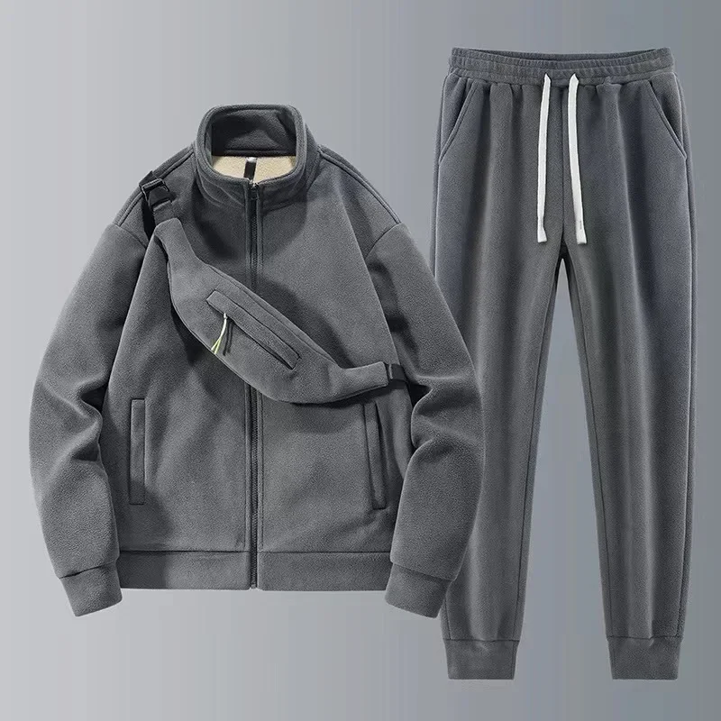 Two Piece Men's Wool, Thick and Warm Suit, High Collar, Shoulder Bag, Warm Pants, Fashionable Casual Wear, Autumn and Winter, Ne
Two Piece Men's Wool, Thick and Warm Suit, High Collar, Shoulder Bag, Warm Pants, Fashionable Casual Wear, Autumn and Winter, Ne