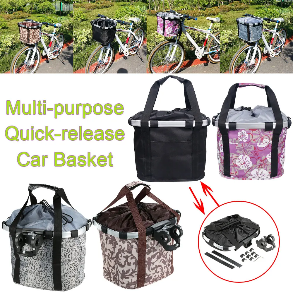 Bicycle Folding Basket Front Removable Mountain Basket High-Grade Aluminum Alloy Mountain Bike Accessories Riding Equipment
Bicycle Folding Basket Front Removable Mountain Basket High-Grade Aluminum Alloy Mountain Bike Accessories Riding Equipment