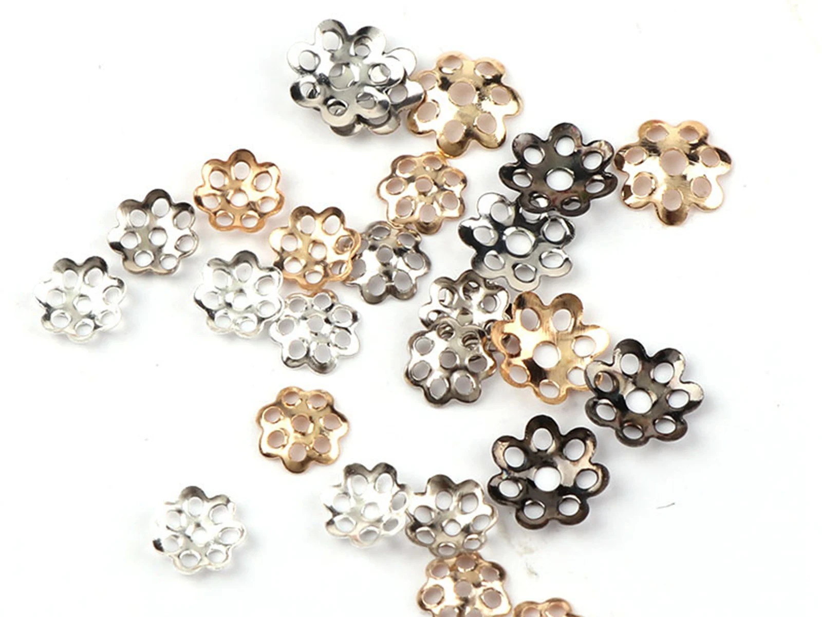 1000 Flower End Bead Caps 8mm Fit 10mm-14mm Beads Color Choice Jewelry Making
1000 Flower End Bead Caps 8mm Fit 10mm-14mm Beads Color Choice Jewelry Making