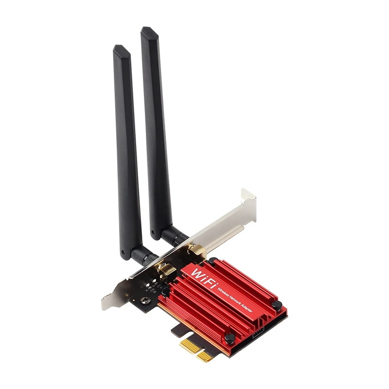 1 PCS AX210 For Bluetooth5.2 802.11AX 2.4G/5G/6Ghz Wireless PCIE Adapter Wi-Fi 6E 5374Mbps Network Wifi Card Support Win10/11
1 PCS AX210 For Bluetooth5.2 802.11AX 2.4G/5G/6Ghz Wireless PCIE Adapter Wi-Fi 6E 5374Mbps Network Wifi Card Support Win10/11