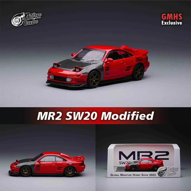 

Предварительная продажа MT 1:64 MR2 SW20 Модифицированная GMHS эксклюзивная красная капота из углеродного сплава Коллекционная модель автомобиля ...