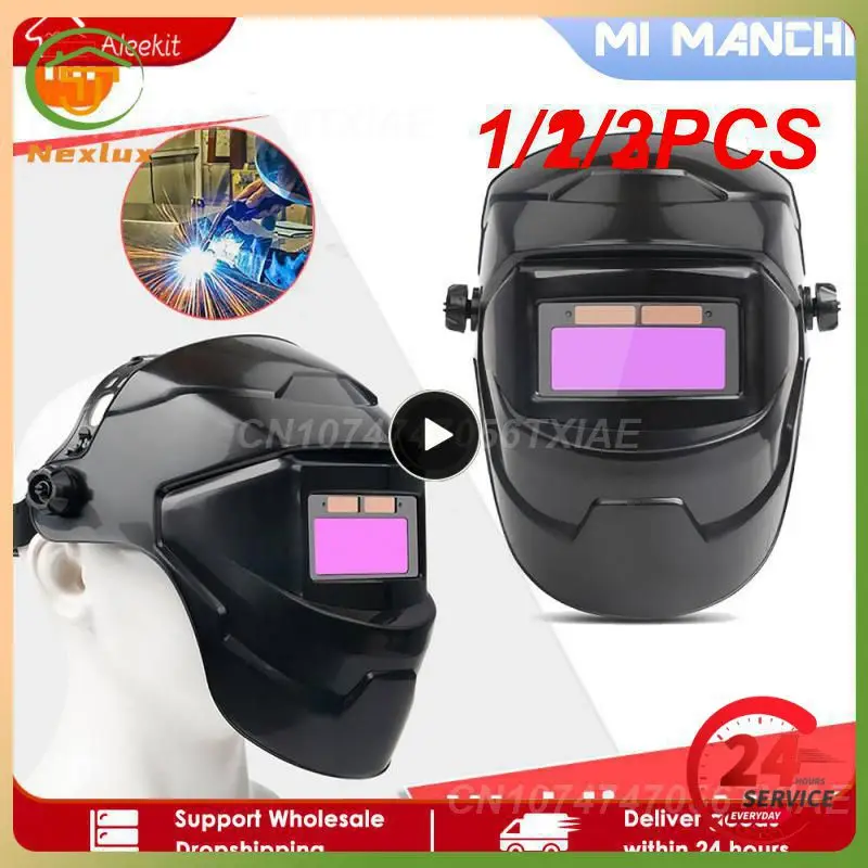 1/2PCS Automatic Darkening Solar Welding Helmet for MIG MMA TIG Welding Mask/ Goggles Light Filter Welders for Soldering Work
1/2PCS Automatic Darkening Solar Welding Helmet for MIG MMA TIG Welding Mask/ Goggles Light Filter Welders for Soldering Work