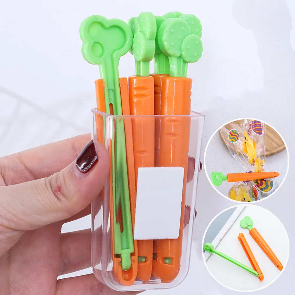 5PC Plastic Sealing Tongs Food Bag Closure Clip Cartoon Carrot Moisture-proof Clamp Fresh Keeping Sealing Clip Kitchen Accessory
5PC Plastic Sealing Tongs Food Bag Closure Clip Cartoon Carrot Moisture-proof Clamp Fresh Keeping Sealing Clip Kitchen Accessory