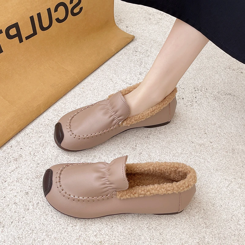 Shallow Mouth Winter Shoes Women Slip-on Female Footwear Soft Casual Sneaker Round Toe Driving Moccasin Slip On Dress New Leisur 
Shallow Mouth Winter Shoes Women Slip-on Female Footwear Soft Casual Sneaker Round Toe Driving Moccasin Slip On Dress New Leisur