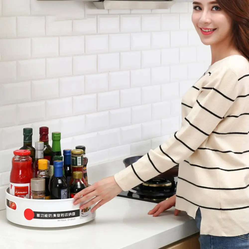 Многофункциональный нескользящий поднос для хранения косметики, вращающийся поднос для хранения, держатели для кухни, Органайзер
Многофункциональный нескользящий поднос для хранения косметики, вращающийся поднос для хранения, держатели для кухни, Органайзер