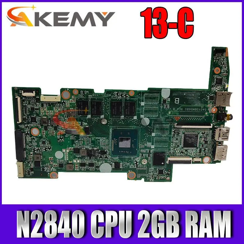 For HP Stream 13-c Series Laptop motherboard N2840 CPU 2GB RAM 792785-501 792785-001 DA0Y0BMB6C0 Mainboard
For HP Stream 13-c Series Laptop motherboard N2840 CPU 2GB RAM 792785-501 792785-001 DA0Y0BMB6C0 Mainboard