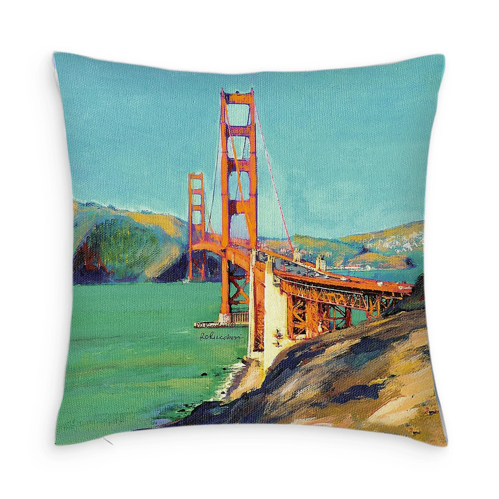 Golden Gate Bridge Customize Pillow Case Modern Home Cushion Cover 45*45cm Decorative Pillowcases for Sofa Throw Pillowslip
Golden Gate Bridge Customize Pillow Case Modern Home Cushion Cover 45*45cm Decorative Pillowcases for Sofa Throw Pillowslip