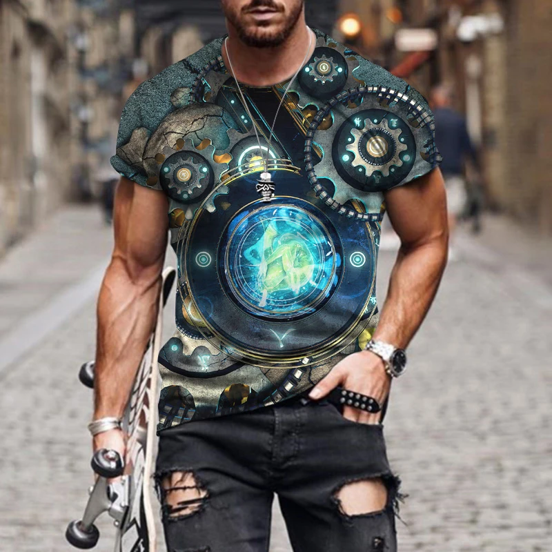 New Men's 3D World Map Mechanical Graphics Everyday Casual Top Summer Fashion Short Sleeve High Street Oversized O Neck T Shirt
New Men's 3D World Map Mechanical Graphics Everyday Casual Top Summer Fashion Short Sleeve High Street Oversized O Neck T Shirt