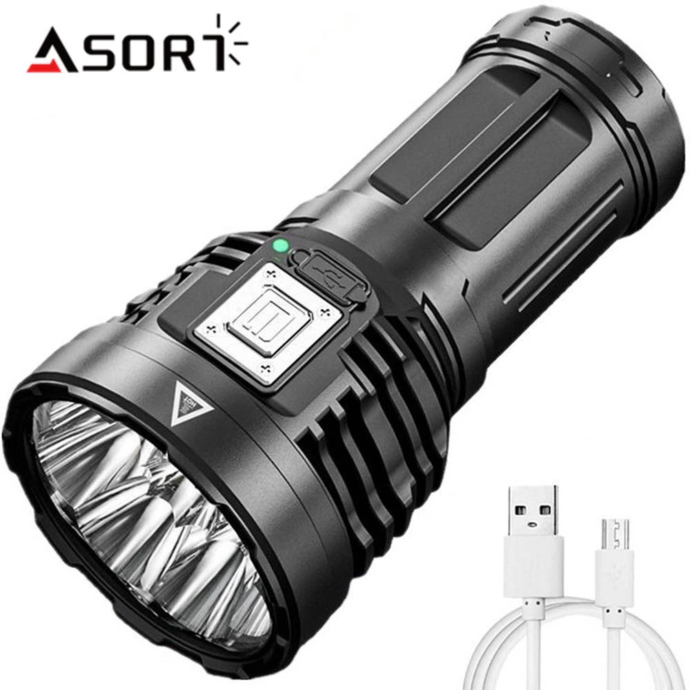 Powerful Torch with Side COB Light Portable 8 LED Falshlight Outdoor Camping USB Rechargeable Waterproof Long-shot Work Hand Lam
Powerful Torch with Side COB Light Portable 8 LED Falshlight Outdoor Camping USB Rechargeable Waterproof Long-shot Work Hand Lam