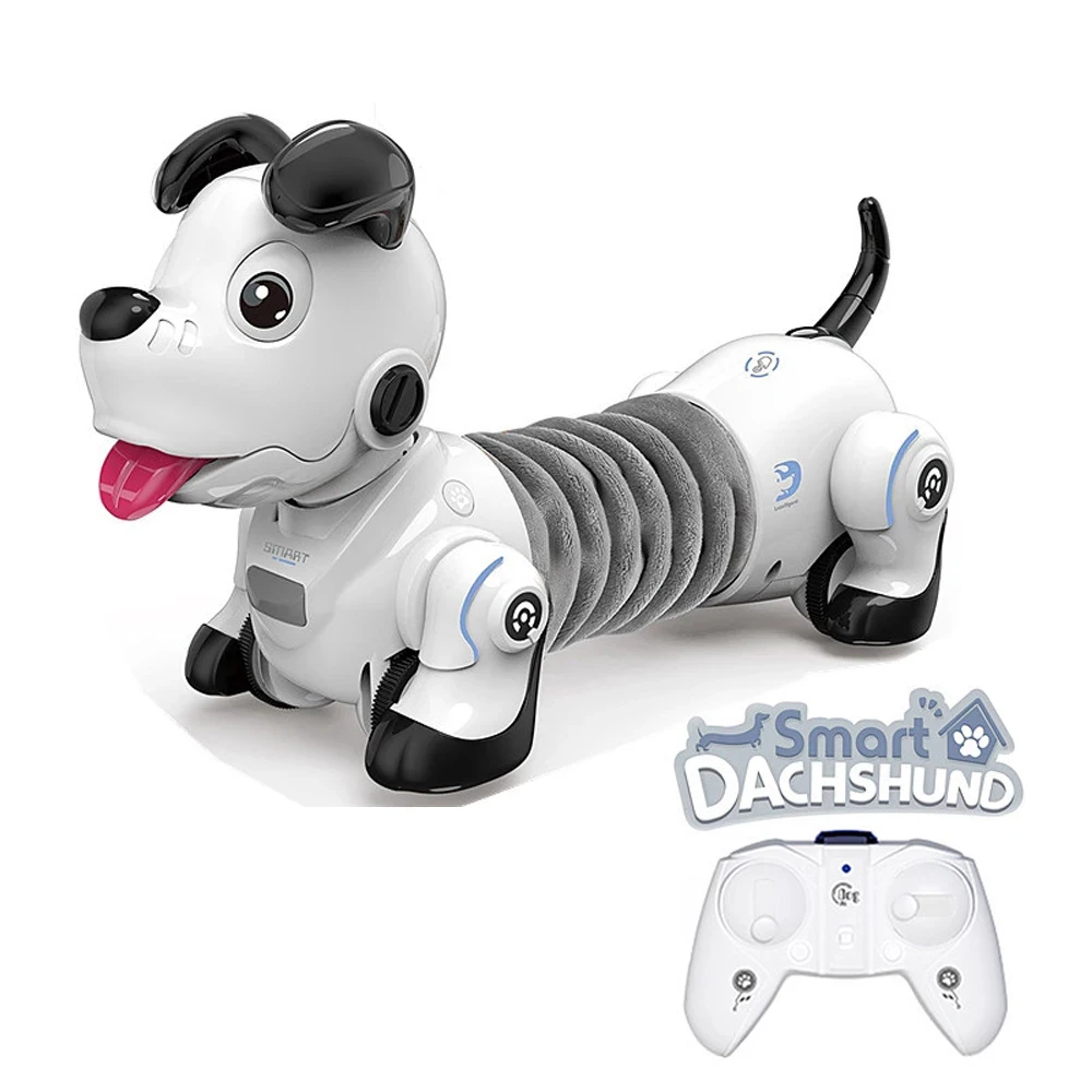 RC Robot Dog Programmable Gesture control Robotic Stunt Puppy Dachshund Dog Electronic Pets Intelligent Walking Dog Toy for Kids
RC Robot Dog Programmable Gesture control Robotic Stunt Puppy Dachshund Dog Electronic Pets Intelligent Walking Dog Toy for Kids