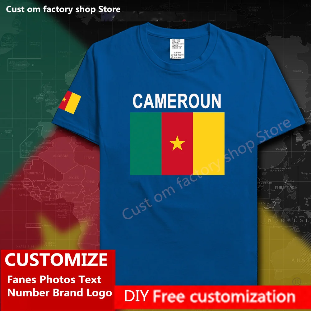 Cameroon CAMEROUN Cotton T shirt Custom Jersey Fans Name Number Brand LOGO High Street Fashion Hip Hop Loose Casual T-shirt CMR
Cameroon CAMEROUN Cotton T shirt Custom Jersey Fans Name Number Brand LOGO High Street Fashion Hip Hop Loose Casual T-shirt CMR