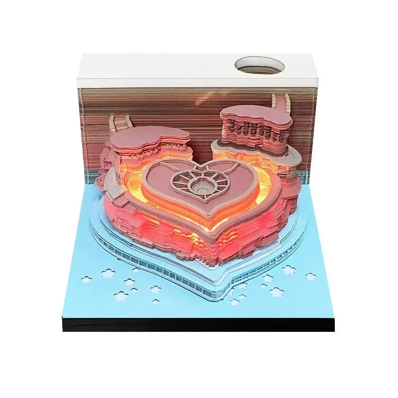 Creative gift desktop ornaments, paper carvings, sticky notes, 3D sticky notes, customized three-dimensional sticky notes
Creative gift desktop ornaments, paper carvings, sticky notes, 3D sticky notes, customized three-dimensional sticky notes