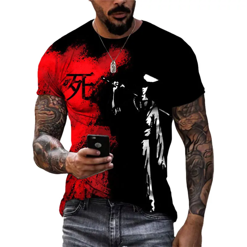 Men's Y2K T-Shirt Casual Short Sleeve Japan Samurai Graphic 3D Print Top Oversize Streetwear Fashion Tee Harajuku Anime Clothing
Men's Y2K T-Shirt Casual Short Sleeve Japan Samurai Graphic 3D Print Top Oversize Streetwear Fashion Tee Harajuku Anime Clothing