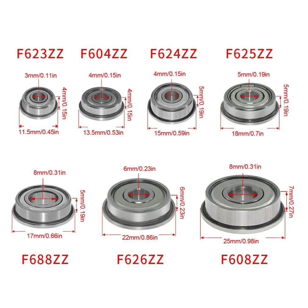 10 шт. миниатюрный стальной шарикоподшипник G10 F623ZZ F624ZZ F625ZZ F626ZZ F608ZZ F688ZZ для VORON Mobius, запчасти для 3D-принтера, подшипник
10 шт. миниатюрный стальной шарикоподшипник G10 F623ZZ F624ZZ F625ZZ F626ZZ F608ZZ F688ZZ для VORON Mobius, запчасти для 3D-принтера, подшипник