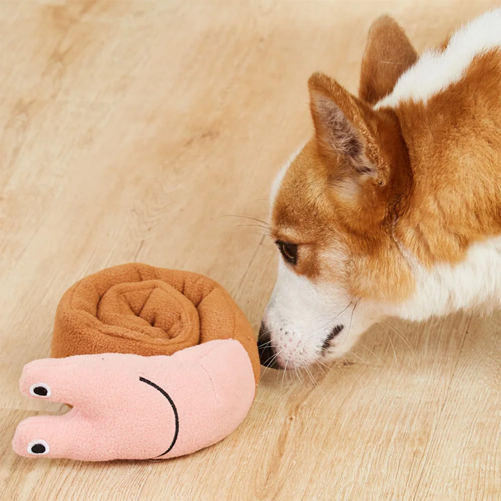 Dog Chewing Toys Snail Sniffing Pet Toys Plush Teething Puzzle Dog Toys Vocalization Interactive Pet Supplies
Dog Chewing Toys Snail Sniffing Pet Toys Plush Teething Puzzle Dog Toys Vocalization Interactive Pet Supplies