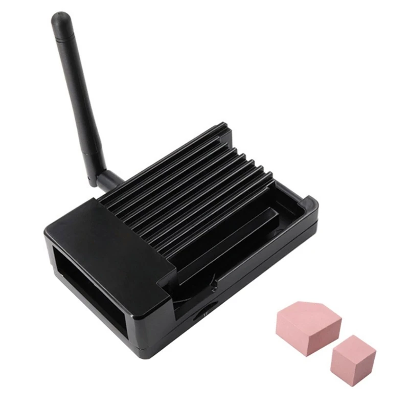 Макетная плата для Orange Pi 4 /4B LTS, защитный чехол из алюминиевого сплава с антенной, термопроводящая клейкая прокладка
Макетная плата для Orange Pi 4 /4B LTS, защитный чехол из алюминиевого сплава с антенной, термопроводящая клейкая прокладка