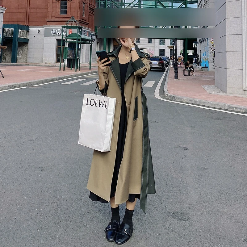 Windbreaker women's 2022 spring and autumn clothes new medium and long style color matching loose ins age reducing jacket trend
Windbreaker women's 2022 spring and autumn clothes new medium and long style color matching loose ins age reducing jacket trend