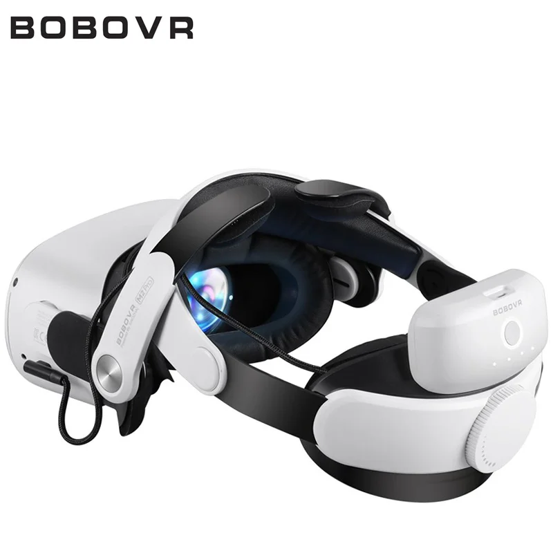 BOBO VR M2 Pro Battery Strap For VR Headset Elite Head Strap 5200mAh Battery Pack F2 Active for VR Accessories
BOBO VR M2 Pro Battery Strap For VR Headset Elite Head Strap 5200mAh Battery Pack F2 Active for VR Accessories