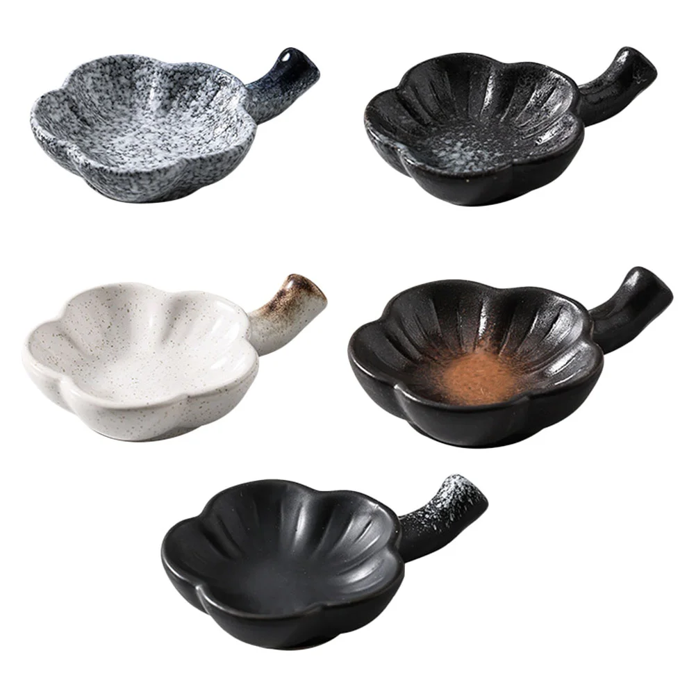 5 Pcs Portable Snack Plates Kitchen Home Dip Small Bowls With Handles (Assorted Color)
5 Pcs Portable Snack Plates Kitchen Home Dip Small Bowls With Handles (Assorted Color)