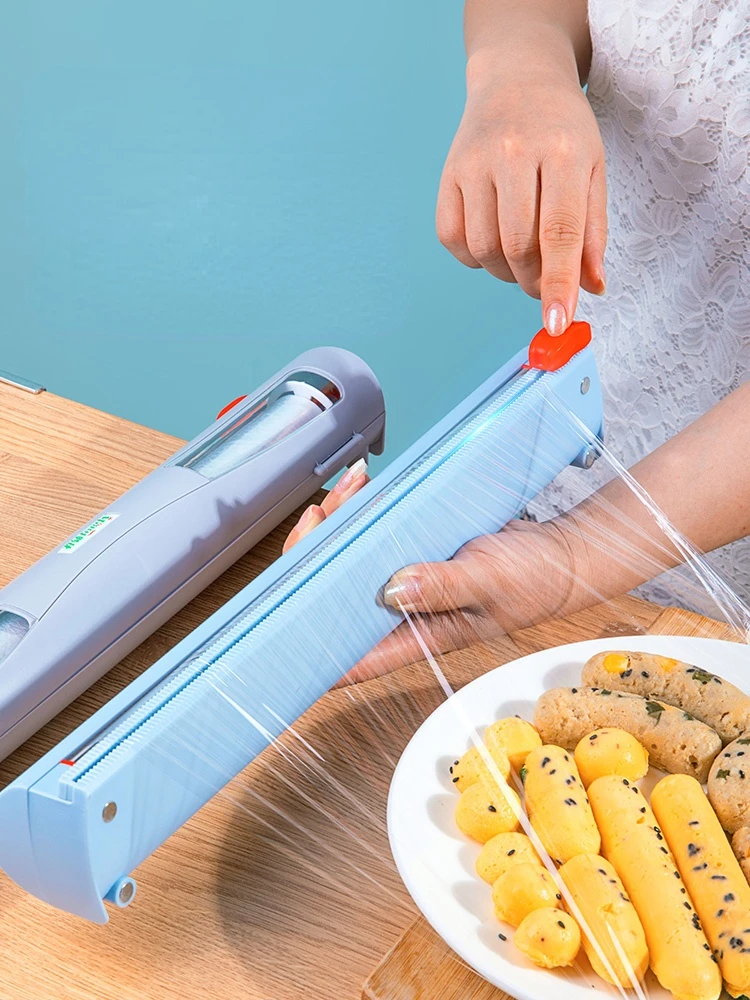 Plastic Wrap Cutter Free Plastic Wrap Creative Kitchen Tool Practical Gadget Preservative Film Preservative Film Cutting Box
Plastic Wrap Cutter Free Plastic Wrap Creative Kitchen Tool Practical Gadget Preservative Film Preservative Film Cutting Box