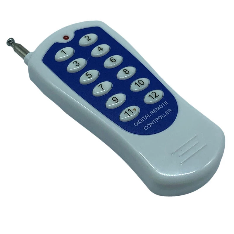 1000M 12-Key Wireless Remote Control 315Mhz Frequency Universal Switch Remote Control Handle Controller High Power
1000M 12-Key Wireless Remote Control 315Mhz Frequency Universal Switch Remote Control Handle Controller High Power