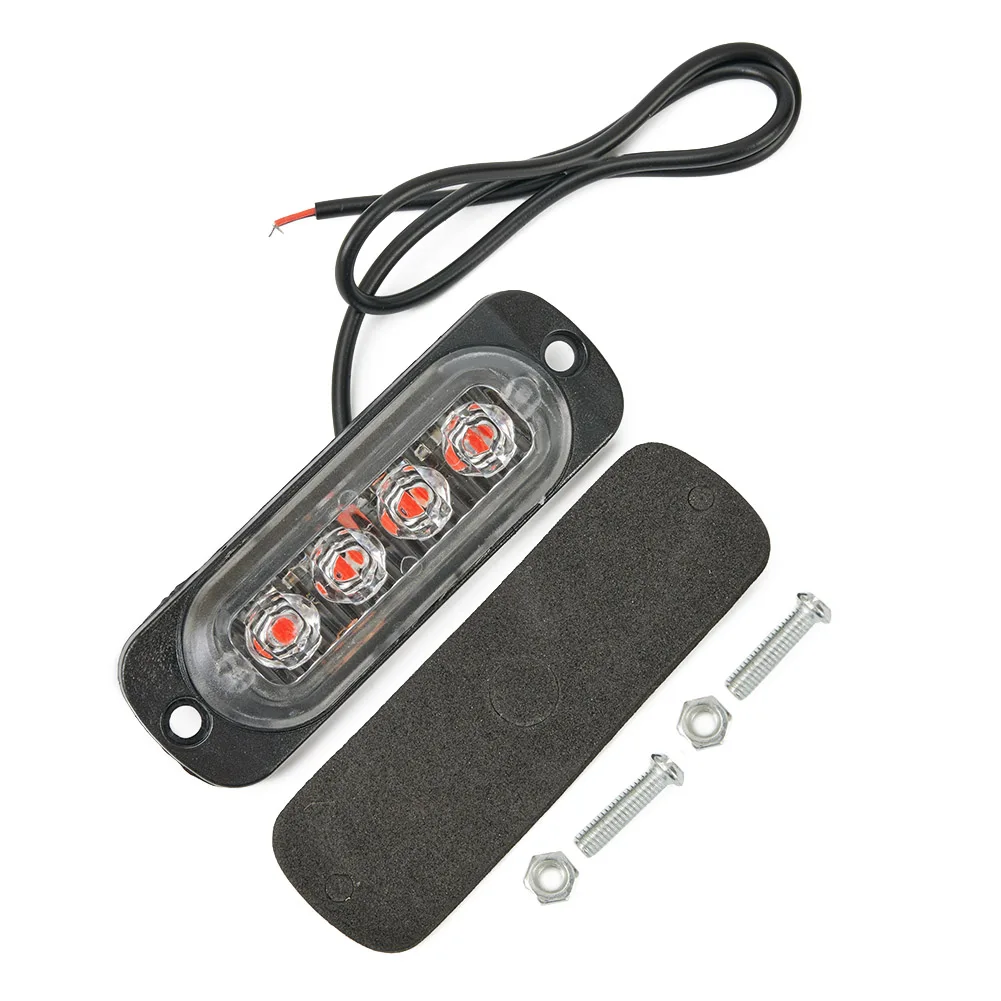 Car LED Urgent Light Car Fog Lights 4LED Off-Road Car Trucks Safety Urgent Working Fog Red Light Lamp With Protective Pad Screws
Car LED Urgent Light Car Fog Lights 4LED Off-Road Car Trucks Safety Urgent Working Fog Red Light Lamp With Protective Pad Screws