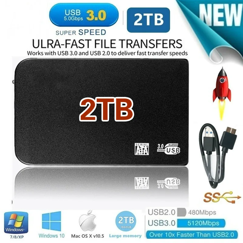 Внешний жесткий диск SSD 2.5 портативный жесткий диск HD Externo 1 ТБ 2 ТБ 4 ТБ USB3.0 портативный жесткий диск
Внешний жесткий диск SSD 2.5 портативный жесткий диск HD Externo 1 ТБ 2 ТБ 4 ТБ USB3.0 портативный жесткий диск