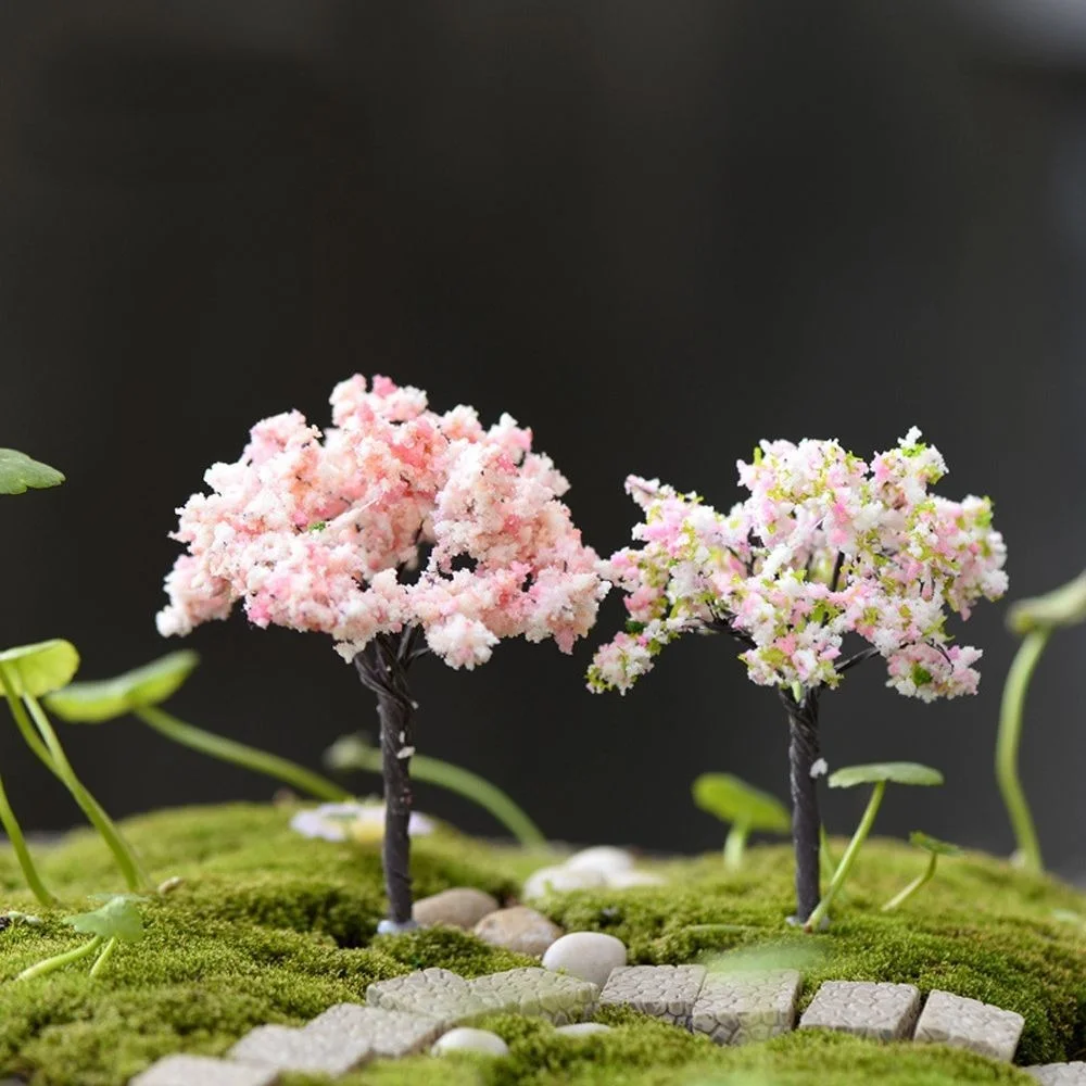 2PC Plastic Mini Simulation Trees Sakura Miniatures landscape Ornament For Garden Flowerpot Home Decoration
2PC Plastic Mini Simulation Trees Sakura Miniatures landscape Ornament For Garden Flowerpot Home Decoration