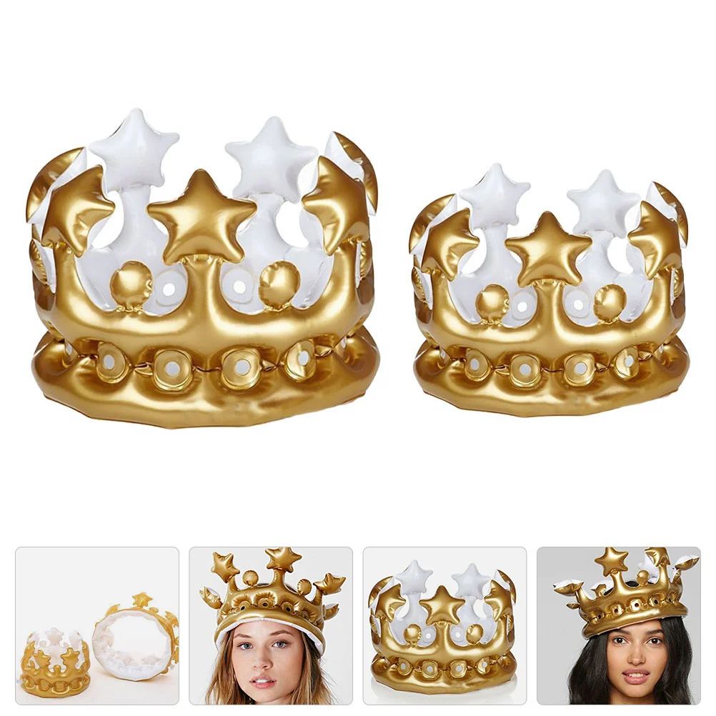 Pvc Inflatable Toys Decorative Crown Hat Photo Prop Multipurpose Birthday Hats Party
Pvc Inflatable Toys Decorative Crown Hat Photo Prop Multipurpose Birthday Hats Party