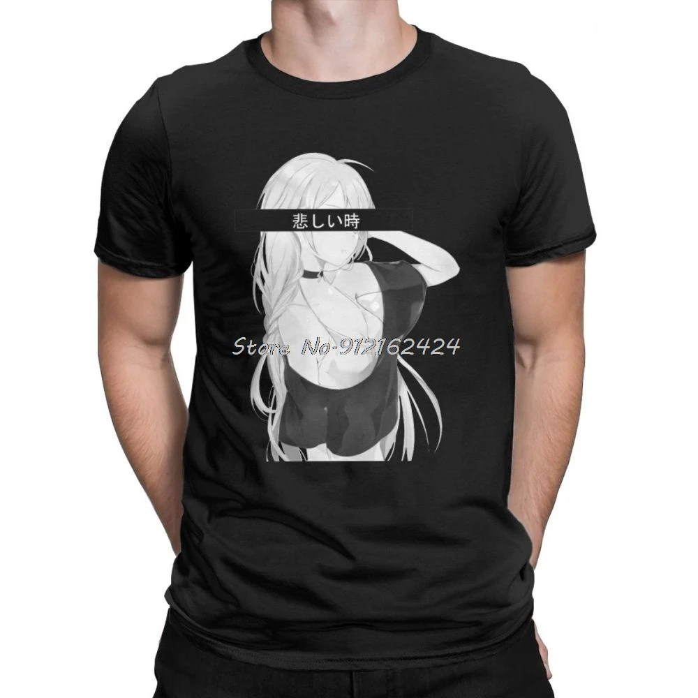 Sexy Sad Anime Girl T-Shirts Men Otaku Fashion Weeb Novelty Pure Cotton Tee Shirt Harajuku Short Sleeve T Shirt Classic Tops
Sexy Sad Anime Girl T-Shirts Men Otaku Fashion Weeb Novelty Pure Cotton Tee Shirt Harajuku Short Sleeve T Shirt Classic Tops