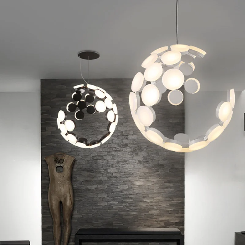 Pendant Lights Nordic Designer Creative Modern Personality Sphere Moon Lamp for Bedroom Kitchen Bathroom Hotel Decor Fixture
Pendant Lights Nordic Designer Creative Modern Personality Sphere Moon Lamp for Bedroom Kitchen Bathroom Hotel Decor Fixture