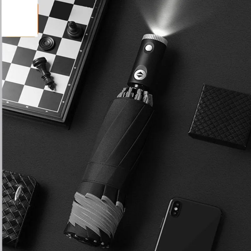 For Xiaomi Automatic Non-automatic Umbrella With Reflective Stripe Reverse Led Light Umbrella Three Folding Inverted 10 Ribs
For Xiaomi Automatic Non-automatic Umbrella With Reflective Stripe Reverse Led Light Umbrella Three Folding Inverted 10 Ribs