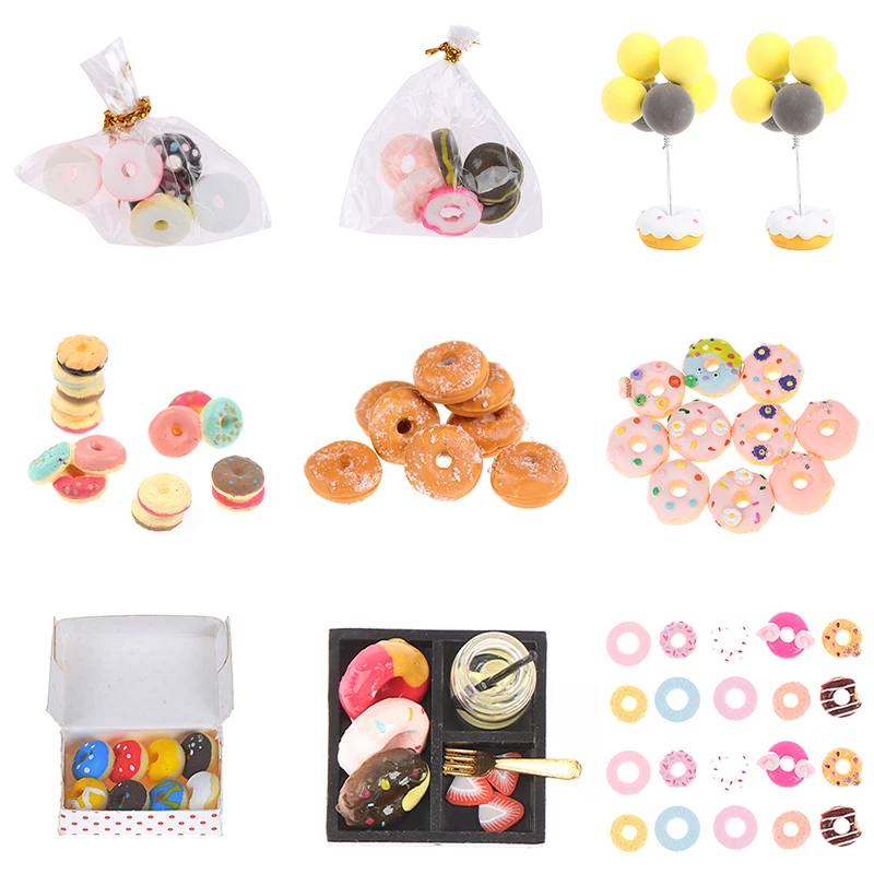 Mini Candy Donut Doll Food Pretend Play Dollhouse Accessories Miniature Home Craft Decor Cake Kids Kitchen Toys Random Color
Mini Candy Donut Doll Food Pretend Play Dollhouse Accessories Miniature Home Craft Decor Cake Kids Kitchen Toys Random Color