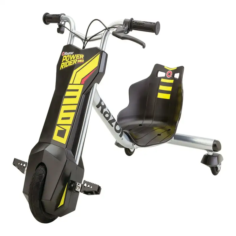 Rider 360 Tricycle - Yellow / Black, up to 9 mph, 12V Powered Ride-On for Kids Ages 8+, Unisex
Rider 360 Tricycle - Yellow / Black, up to 9 mph, 12V Powered Ride-On for Kids Ages 8+, Unisex