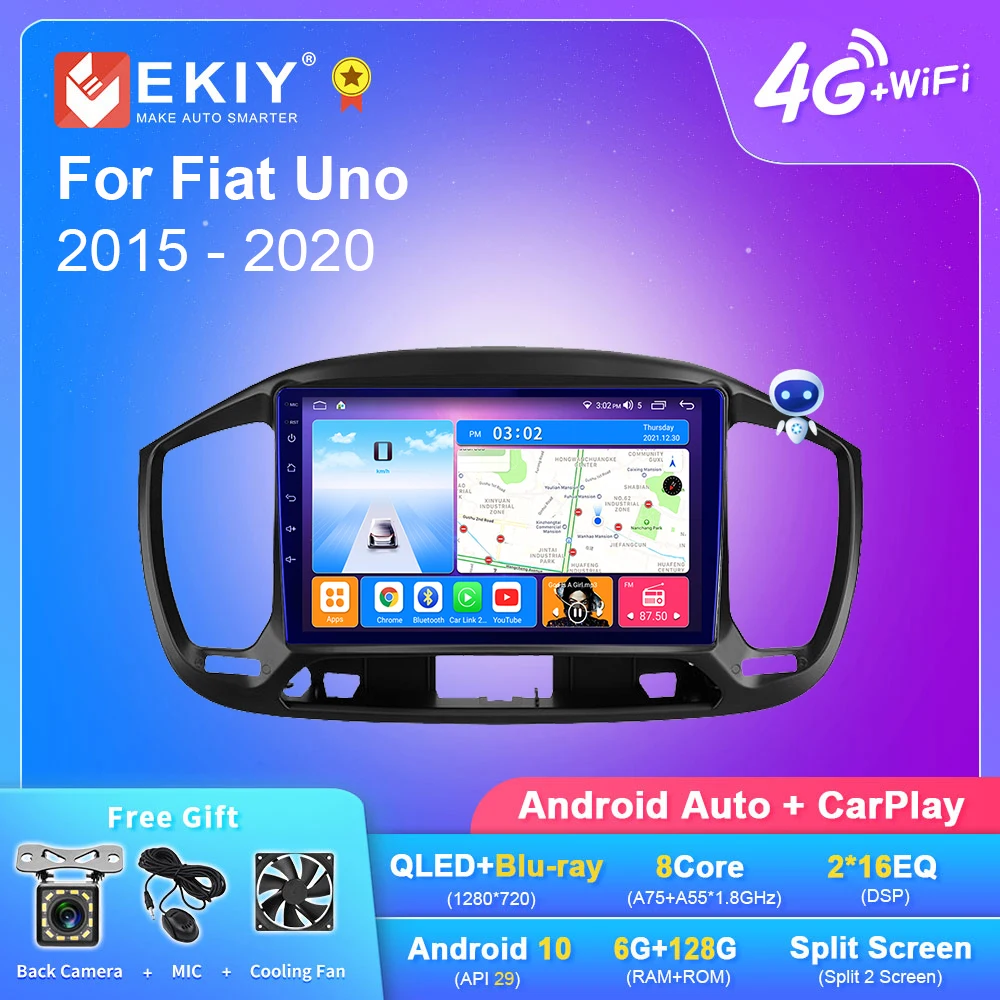 Автомагнитола EKIY T7 QLED DSP Android для FIAT UNO 2015- 2020 GPS Navi Автомобильный мультимедийный видеоплеер стерео Carplay BT 2 Din DVD HU
Автомагнитола EKIY T7 QLED DSP Android для FIAT UNO 2015- 2020 GPS Navi Автомобильный мультимедийный видеоплеер стерео Carplay BT 2 Din DVD HU