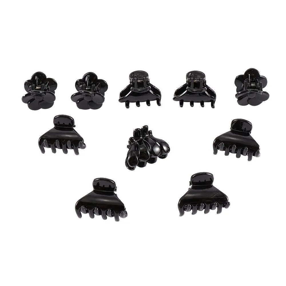 10 Pcs/Set Kids Classic Mini Plastic Black Hair Clips Girls Multi Style Small Model Mixed Small Claw Clip Hair Accessories
10 Pcs/Set Kids Classic Mini Plastic Black Hair Clips Girls Multi Style Small Model Mixed Small Claw Clip Hair Accessories