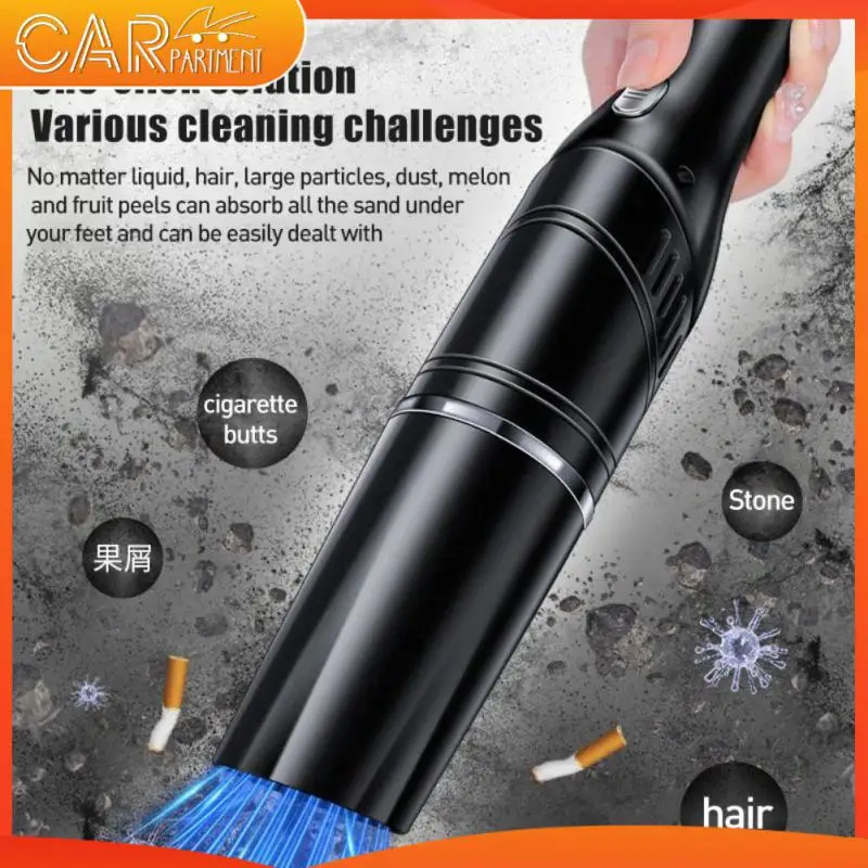 

Portable Auto Vacuum Cleaner Strong Suction Cleaners 180 Degree Rotatable Hand-held Wireless 12000pa Desktop Dust Cleaning Tool