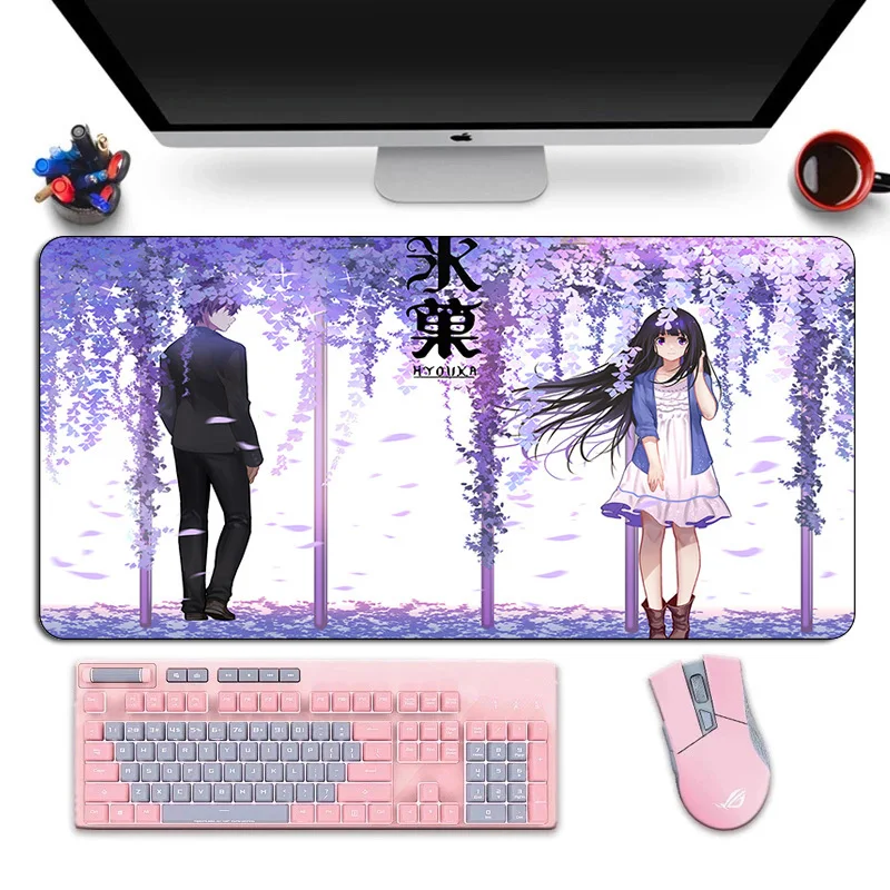 Anime Hyouka Mouse Pad Gamer XXL Custom Mouse Mat keyboard pad MousePads Laptop Gamer Natural Rubber Carpet Anti-slip Mouse Mat
Anime Hyouka Mouse Pad Gamer XXL Custom Mouse Mat keyboard pad MousePads Laptop Gamer Natural Rubber Carpet Anti-slip Mouse Mat