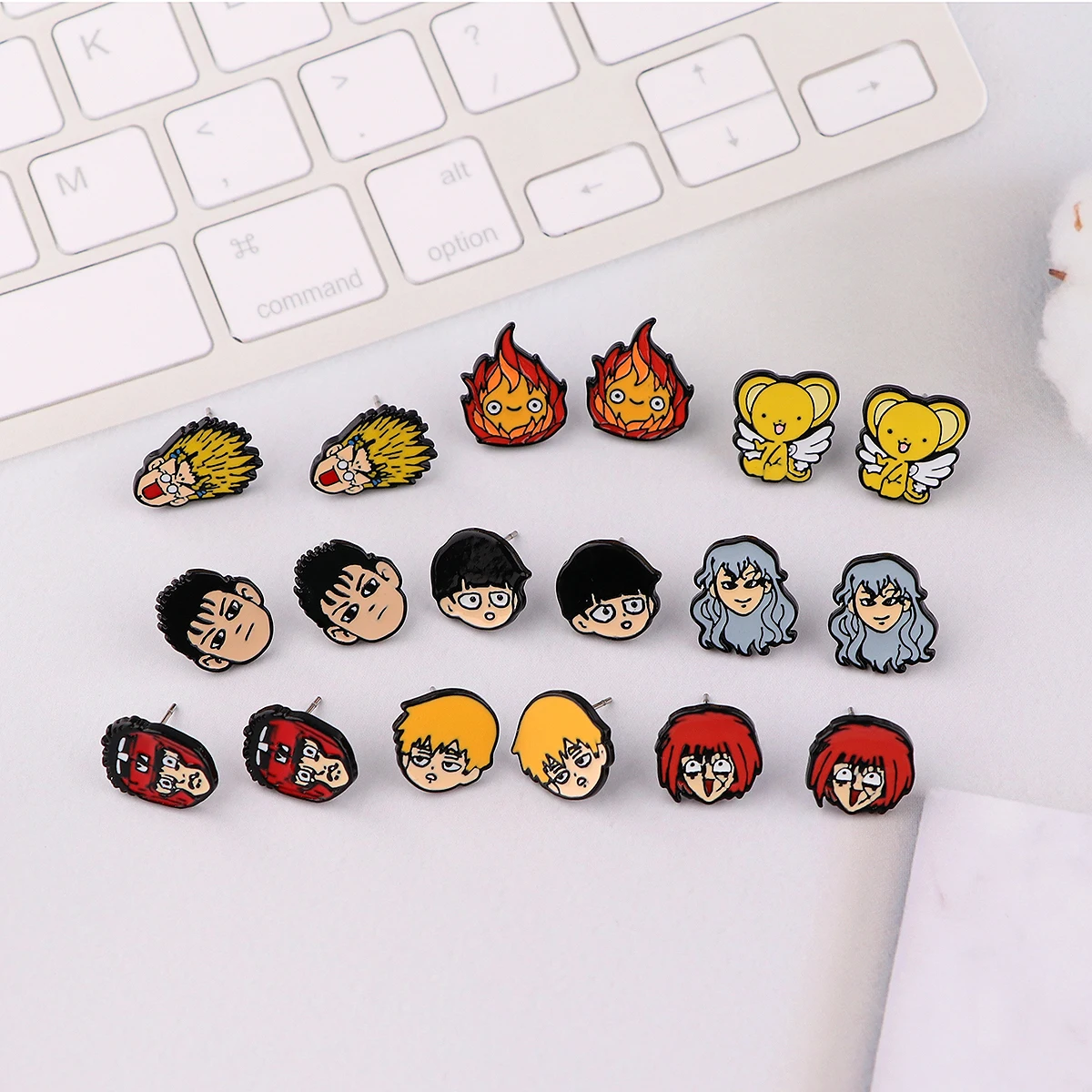 ONE PIECE Berserk Enamel Earings for Women Girl Stud Earring Novel Fashion Jewelry Accessories Stainless steel Gift for Fans kid
ONE PIECE Berserk Enamel Earings for Women Girl Stud Earring Novel Fashion Jewelry Accessories Stainless steel Gift for Fans kid