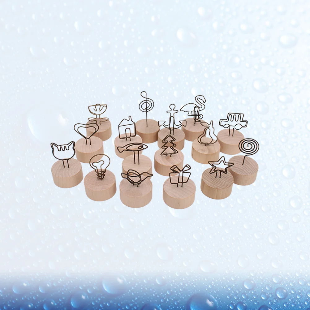 16Pcs Memo Clip Place Holder Desktop Ornament Home Decoration Business Holder for Wedding
16Pcs Memo Clip Place Holder Desktop Ornament Home Decoration Business Holder for Wedding