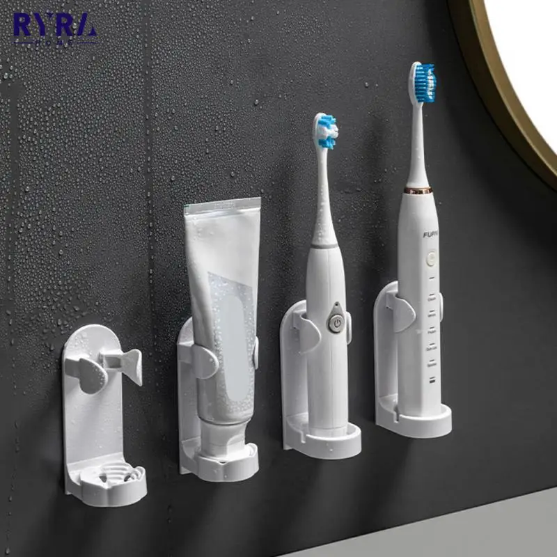 Electric Toothbrush Holder Wall-Mount Space Saving Traceless Toothbrush Organizer Stand Adhesive Rack For Bathroom Accessories 
Electric Toothbrush Holder Wall-Mount Space Saving Traceless Toothbrush Organizer Stand Adhesive Rack For Bathroom Accessories