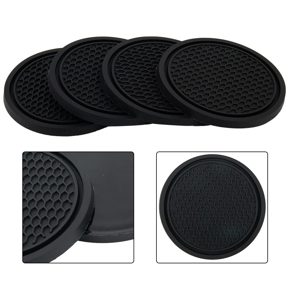 Brand New High Quality Easy To Clean Car Coasters Universal 4pcs Anti-Slip Black Car Accessories Insert Coaster
Brand New High Quality Easy To Clean Car Coasters Universal 4pcs Anti-Slip Black Car Accessories Insert Coaster