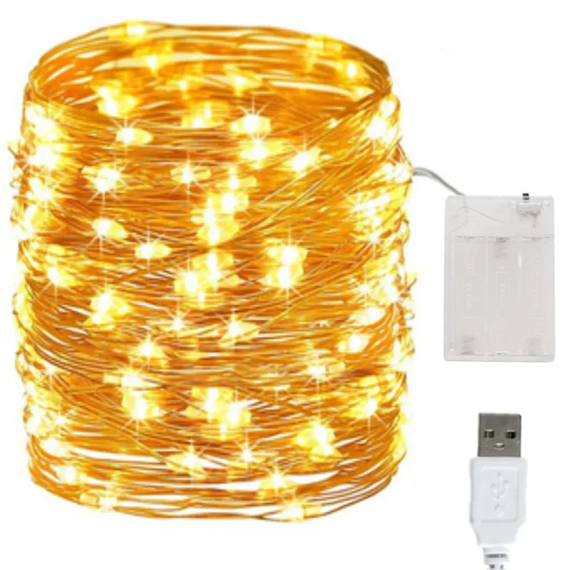 10M LED Light String Copper Wire Waterproof DIY Fairy Holiday Lights Birthday Party Wedding Christmas Wreath Decoration
10M LED Light String Copper Wire Waterproof DIY Fairy Holiday Lights Birthday Party Wedding Christmas Wreath Decoration