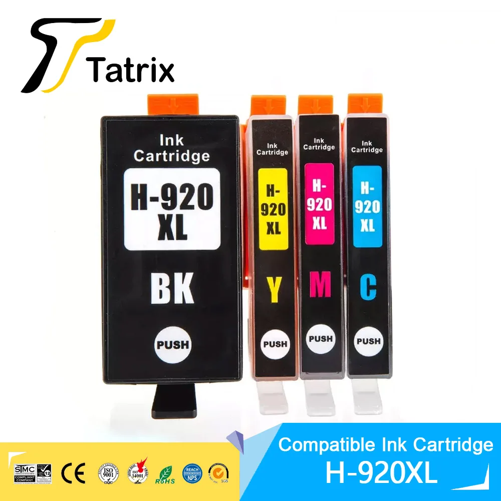 Чернильный картридж Tatrix HP 920XL HP 920 hp 920 для hp 920 XL для HP Officejet 6000 6500 беспроводной 6500A 7000 7500 7500A принтер
Чернильный картридж Tatrix HP 920XL HP 920 hp 920 для hp 920 XL для HP Officejet 6000 6500 беспроводной 6500A 7000 7500 7500A принтер